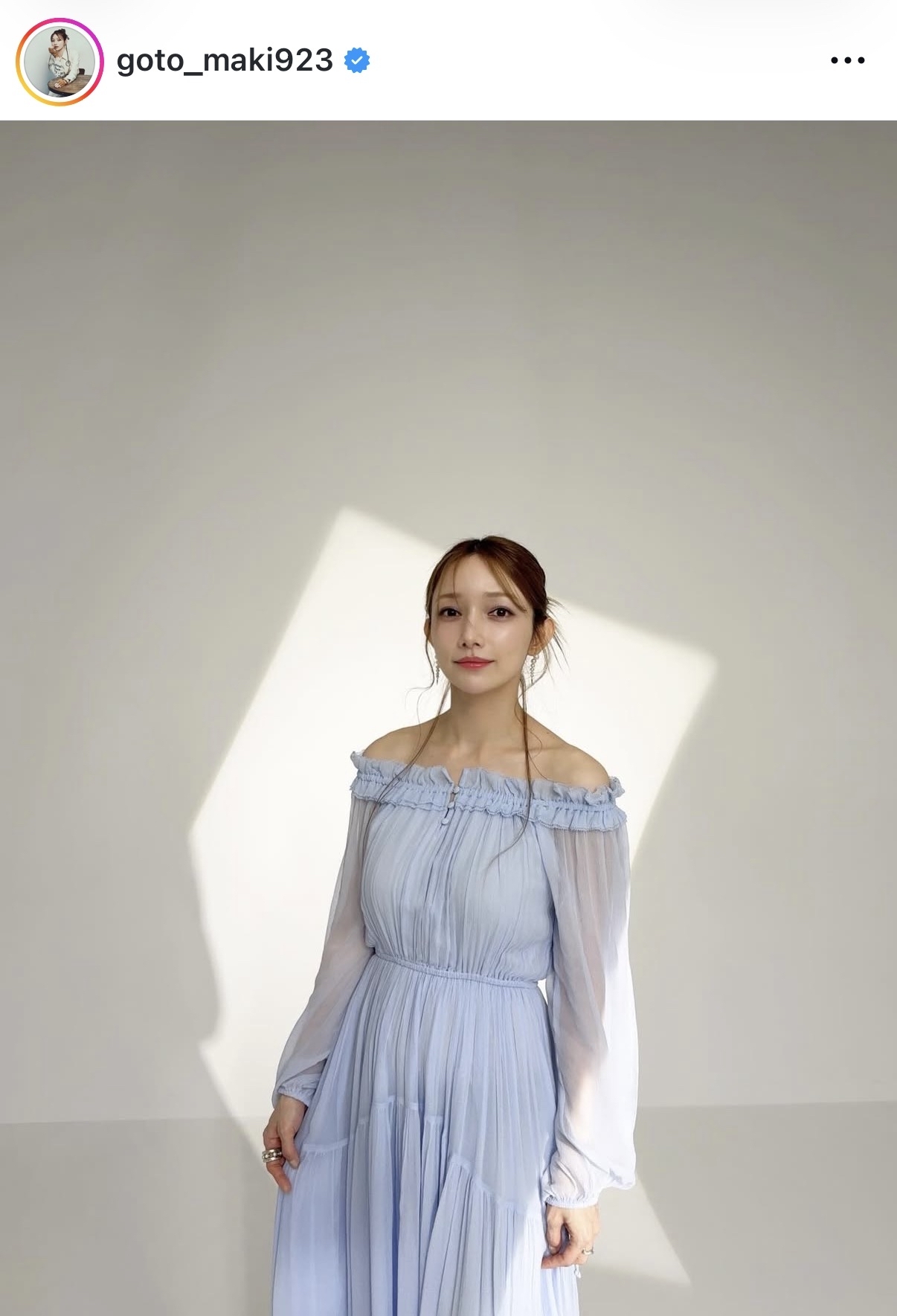 後藤真希のインスタグラムから