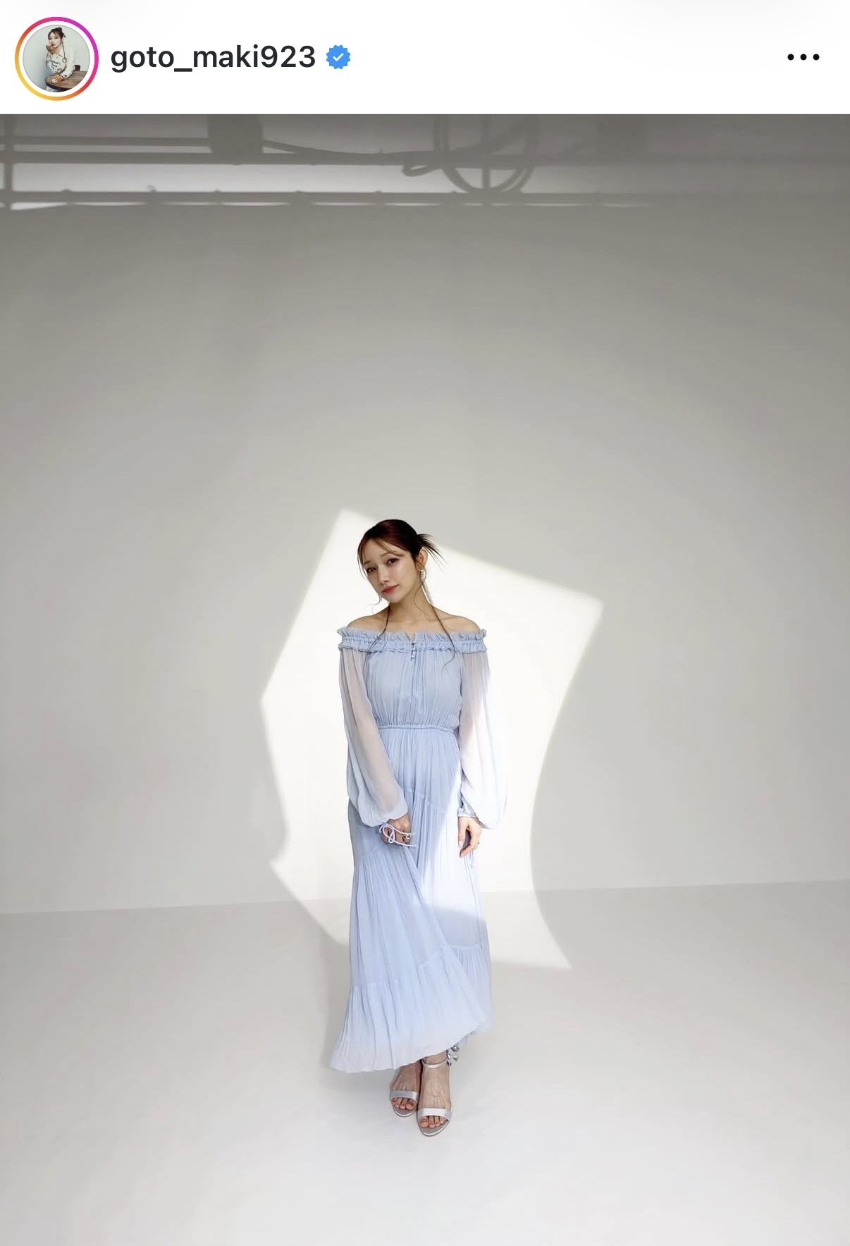 後藤真希のインスタグラムから