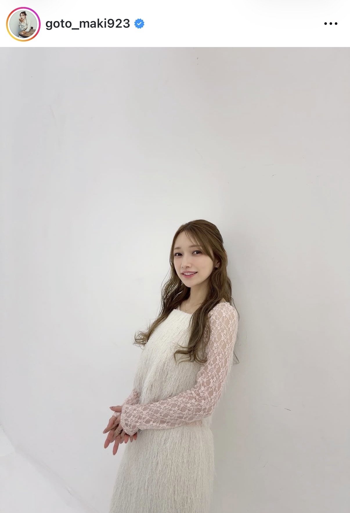 後藤真希のインスタグラムから