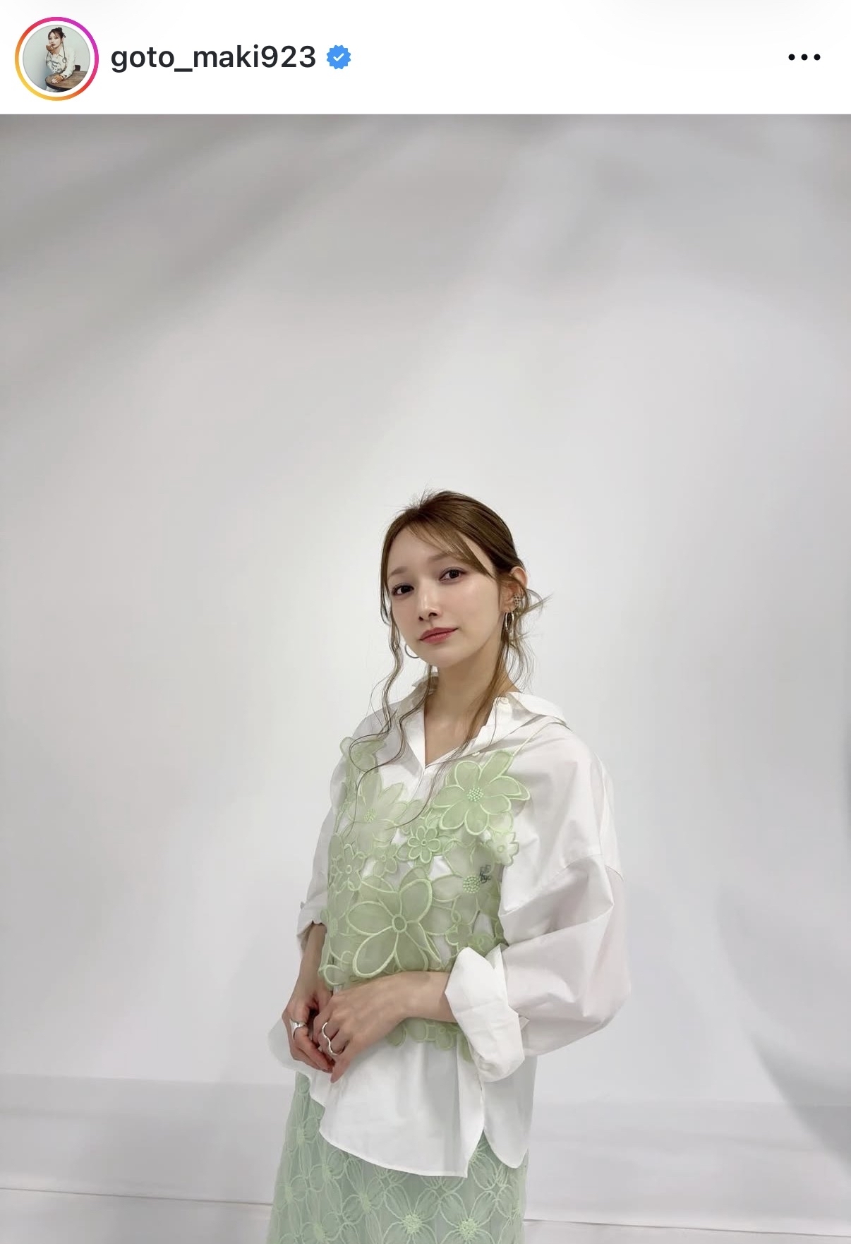 後藤真希のインスタグラムから