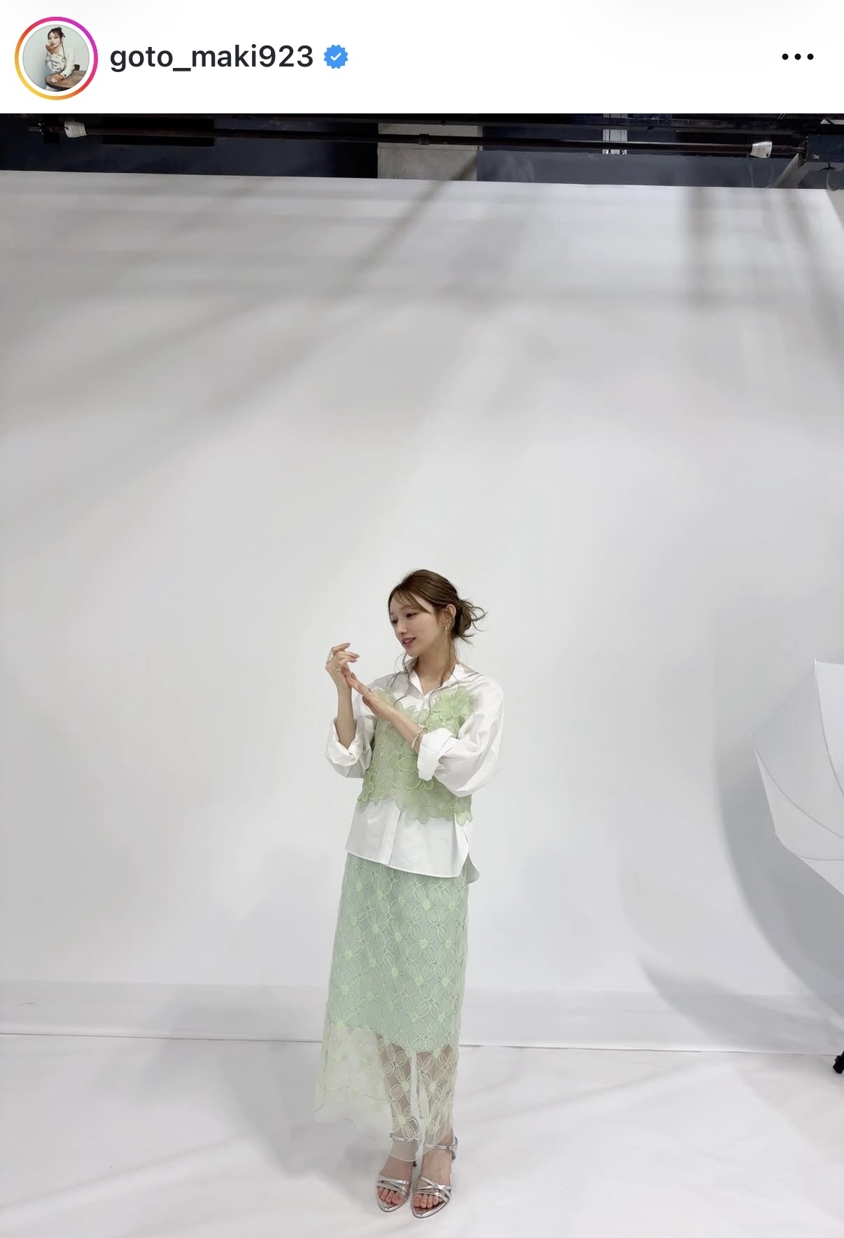 後藤真希のインスタグラムから