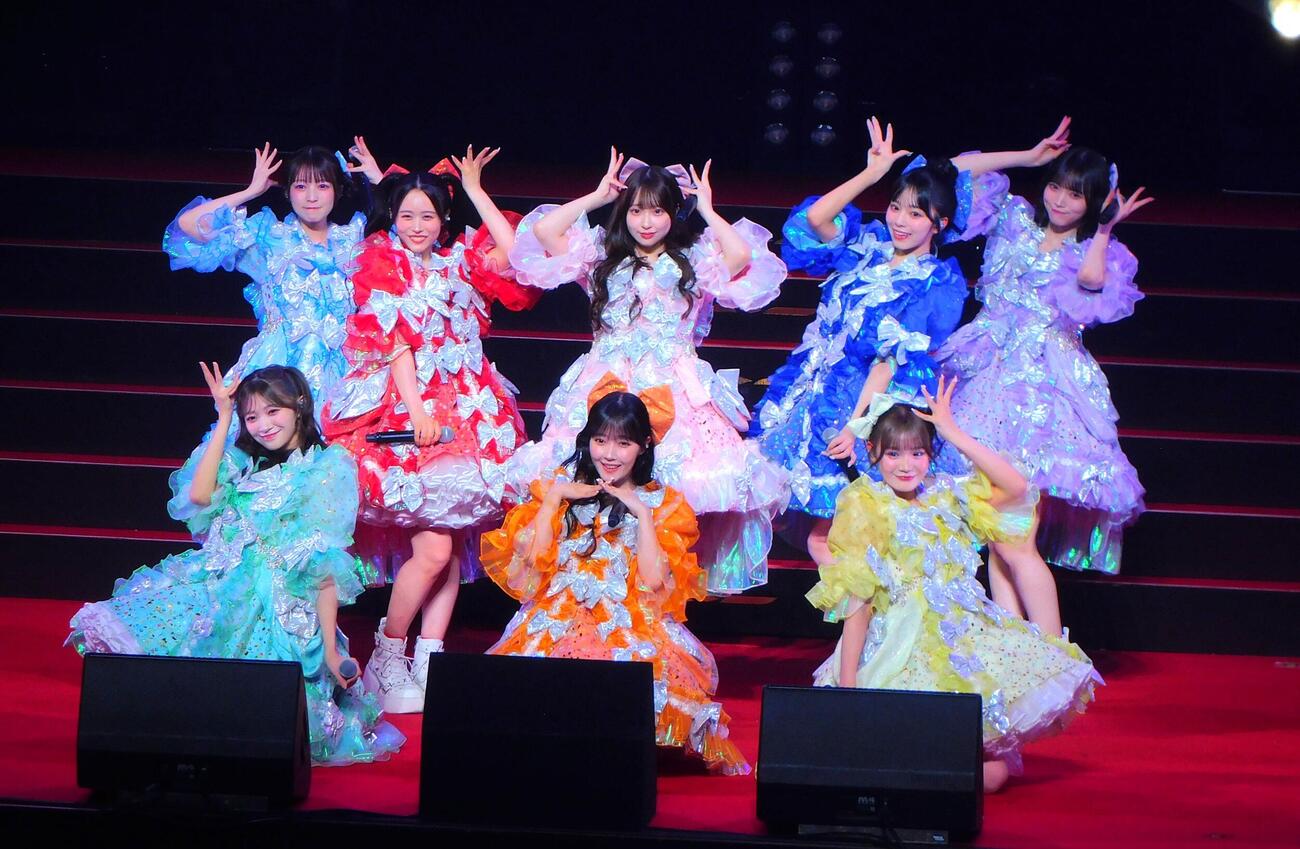 ASIA CULTURE FESTIVAL2026に出演したCUTIE STREET（撮影・寺本吏輝）