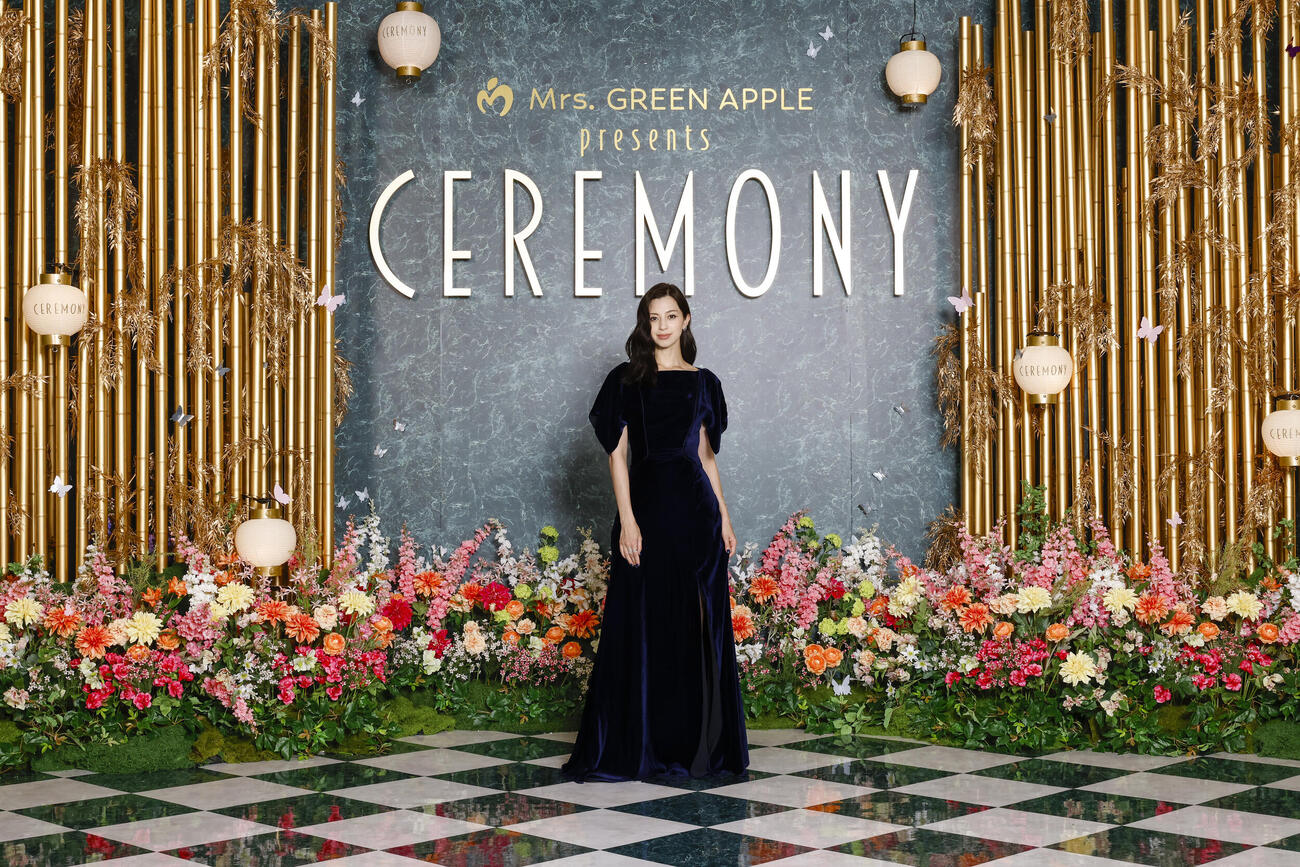 「Mrs．　GREEN APPLE presents CEREMONY」2日目のグリーンカーペットに登場した中条あやみ（Photo by @ogata_photo）