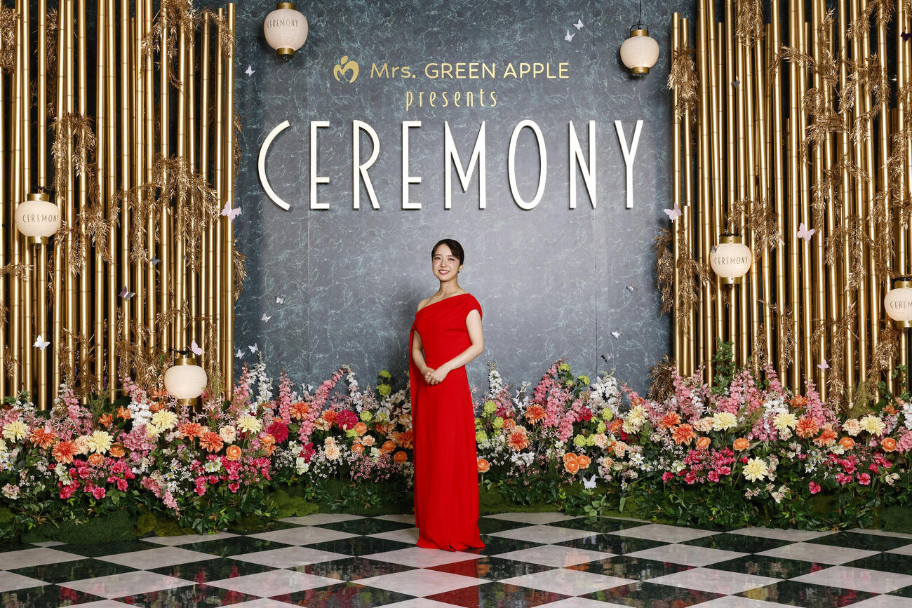 「Mrs．　GREEN APPLE presents CEREMONY」2日目のグリーンカーペットに登場した上白石萌音（Photo by @ogata_photo）