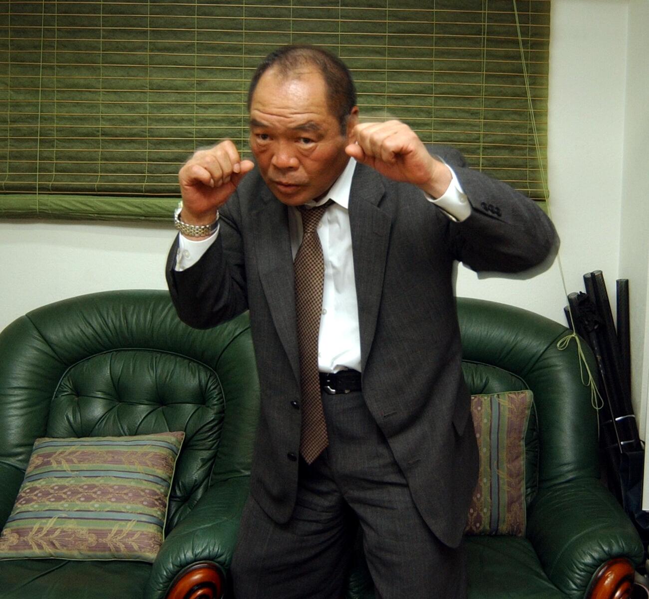 日曜のヒロイン　インタビュー　ガッツ石松（後日組）＝2005年2月28日