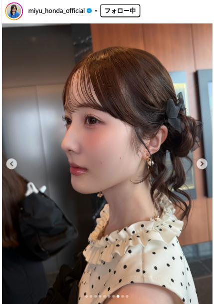 本田望結のインスタグラムから