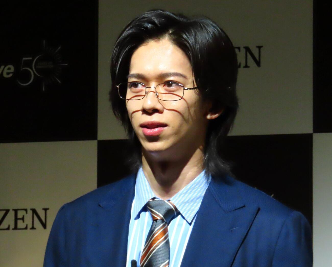 「シチズン　エコ・ドライブ」誕生50周年記念イベントに出席したリョウガ
