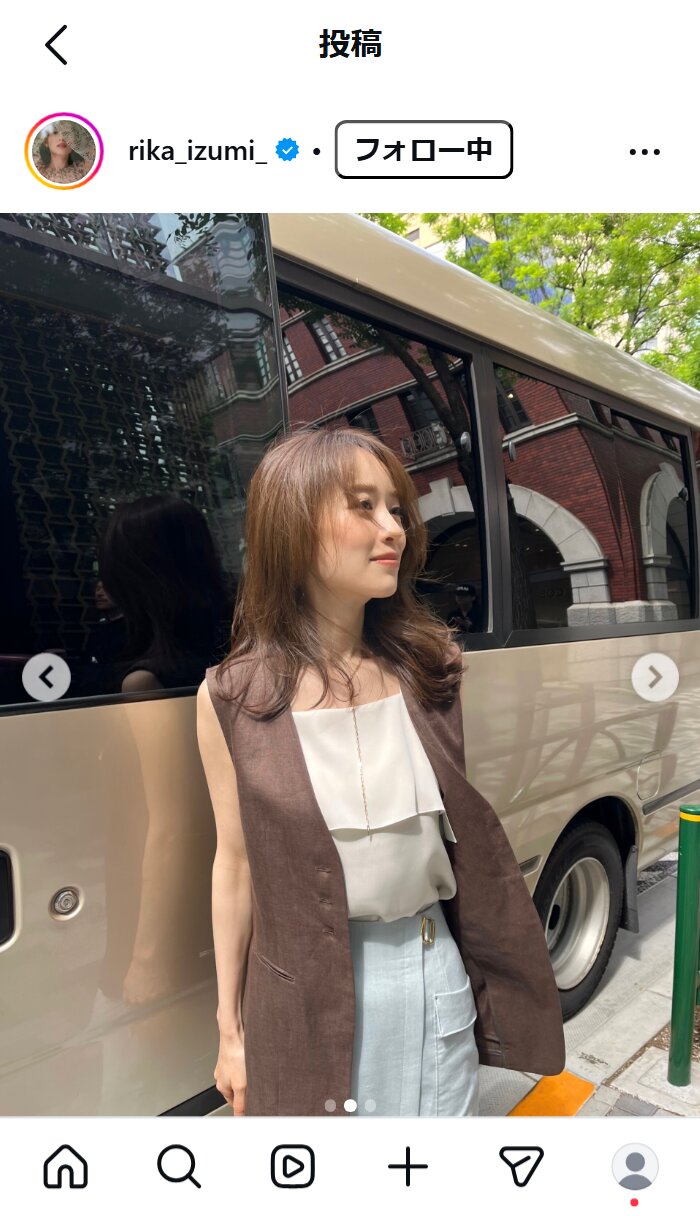 泉里香のインスタグラムから