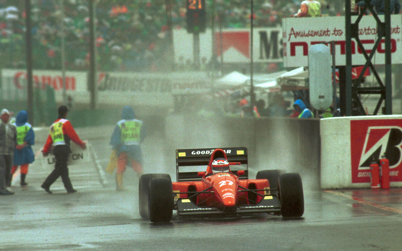 1992年日本GP、フェラーリで出場したジャン・アレジ