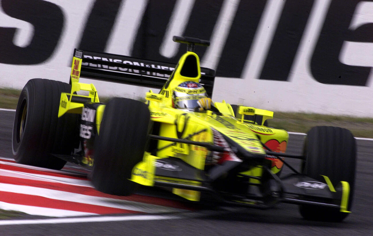 2001年日本GP、ジョーダン・ホンダで出場したジャン・アレジ