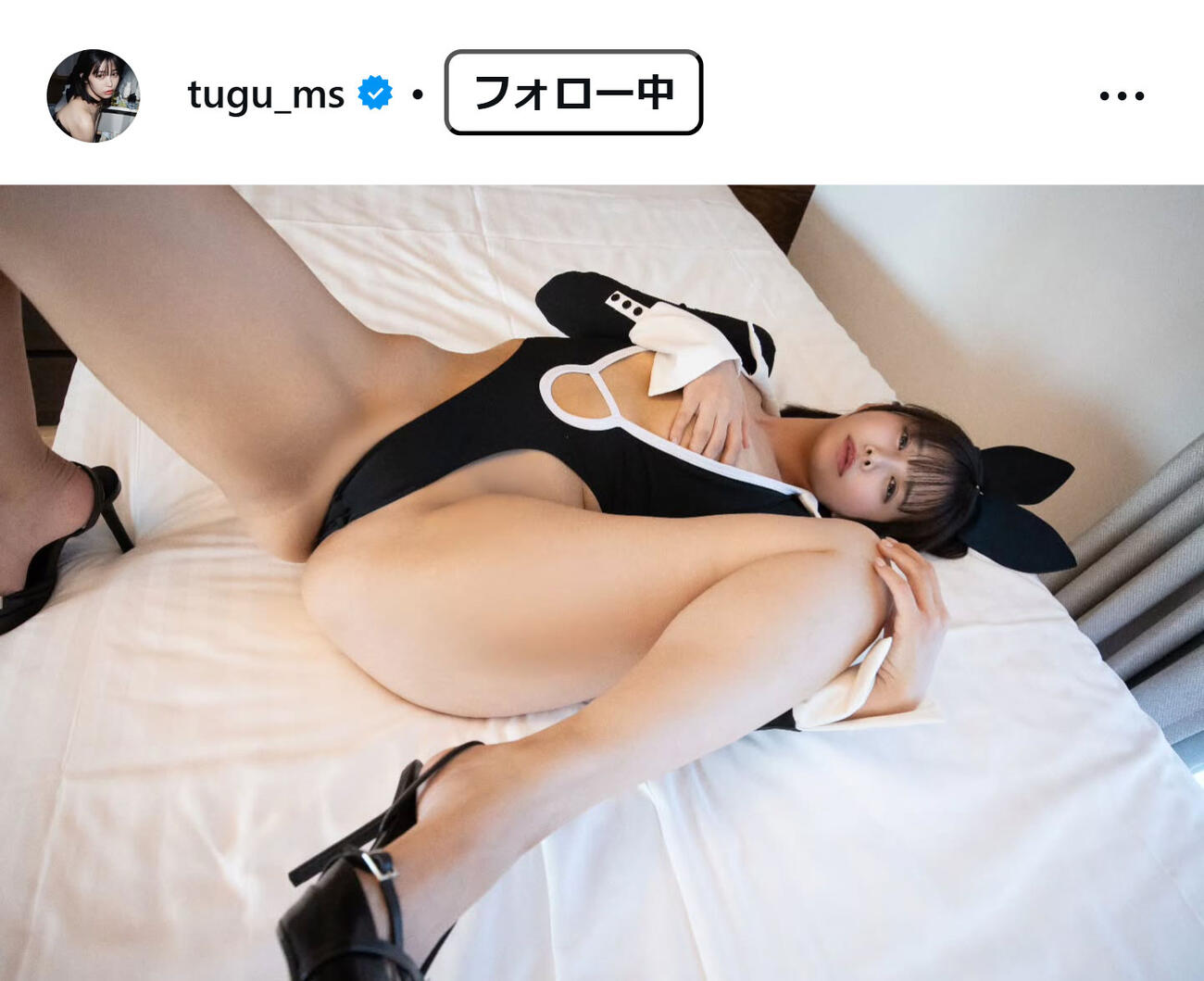 真中つぐのインスタグラムから