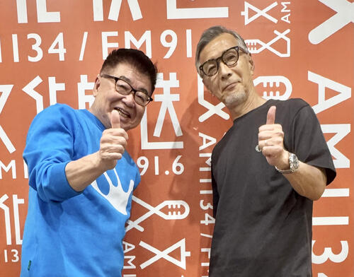 「スーパーサッカー」の名コンビ復活　生島ラジオで元日本代表の名ウイングがW杯について語る