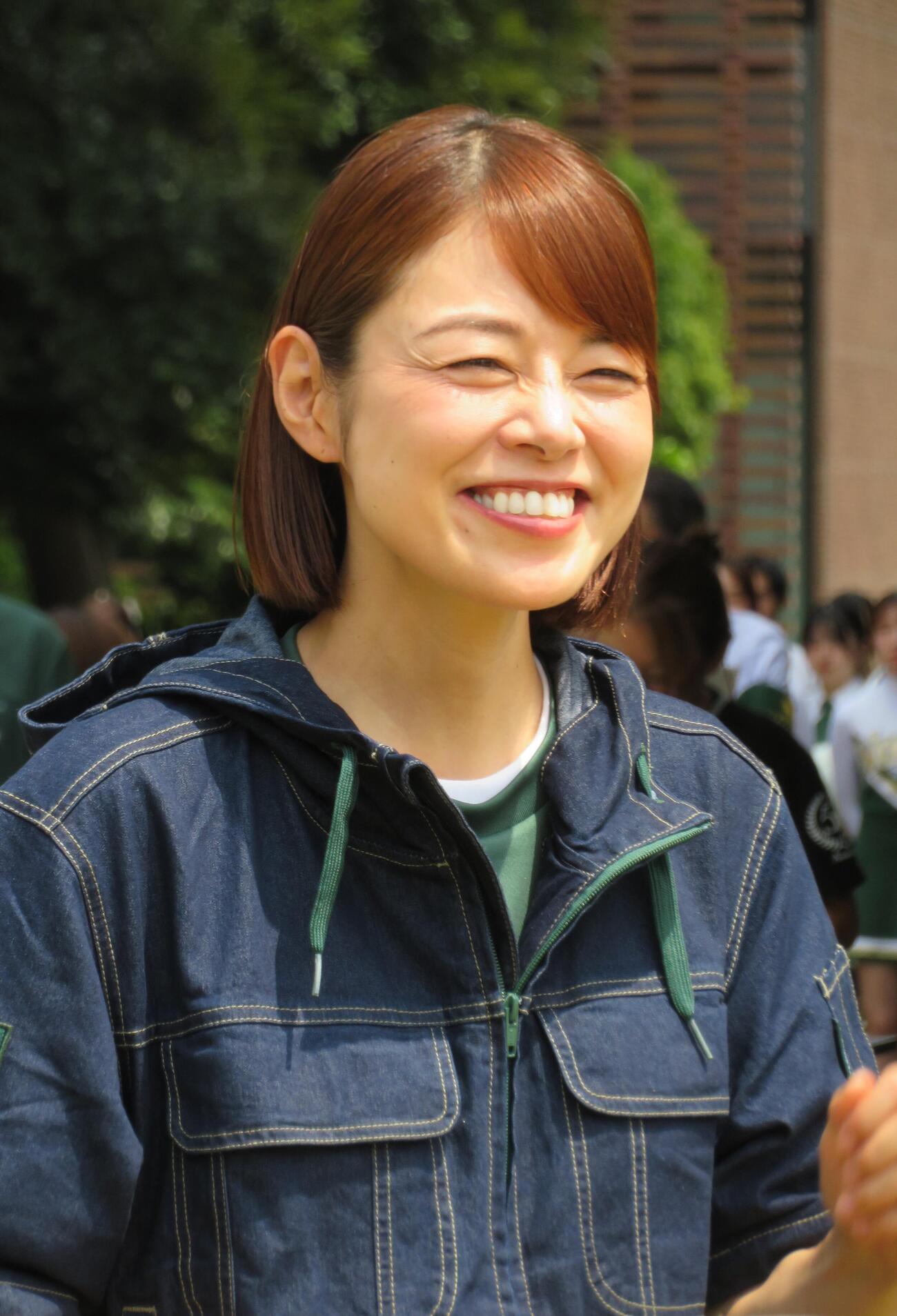 東農大世田谷キャンパスで田植えを行った川瀬良子