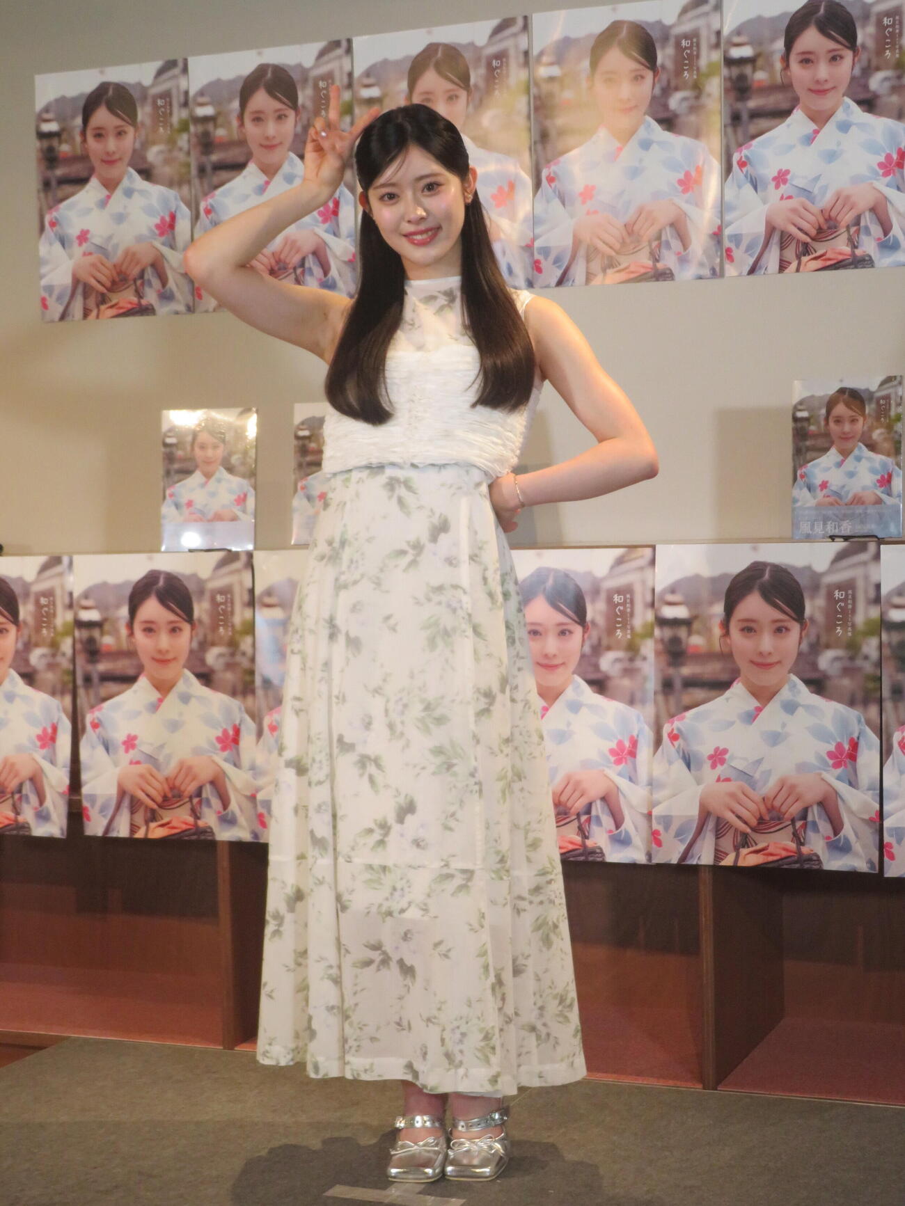 1st写真集「和ぐころ」発売記念イベントに出席した私立恵比寿中学　風見和香（撮影・川田和博）