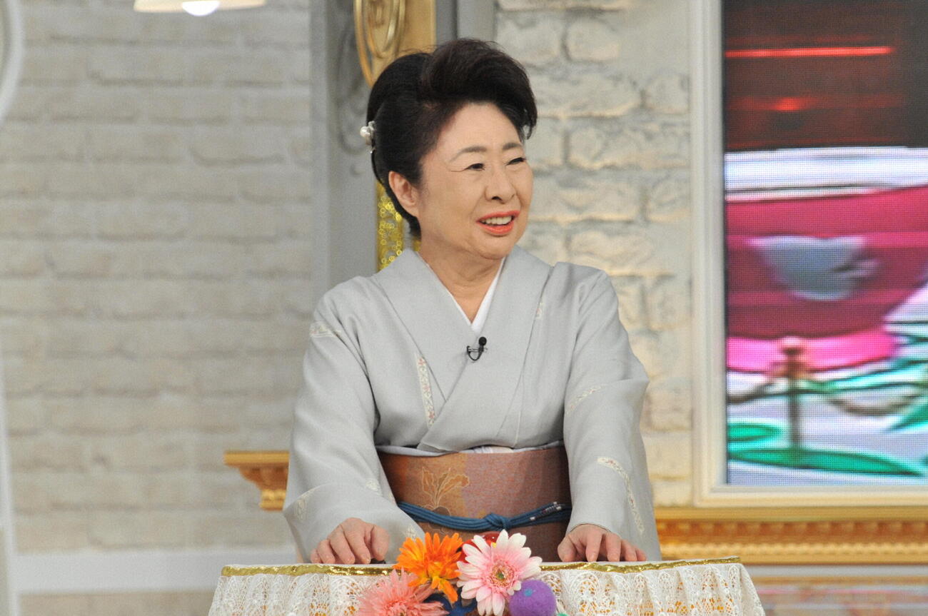 2011年5月8日放送「さんまのスーパーからくりTV」での中村玉緒さん（写真提供TBS）