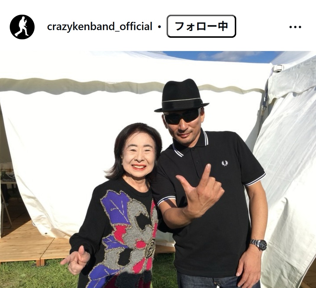 横山剣のインスタグラムから