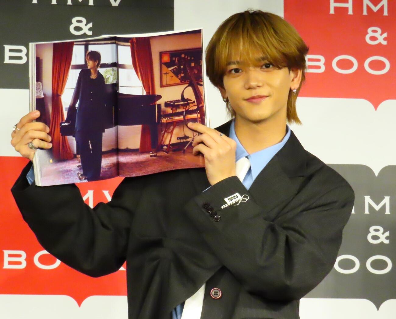 2冊目の写真集「THE SELF」刊行記念イベントを開催した中島颯太