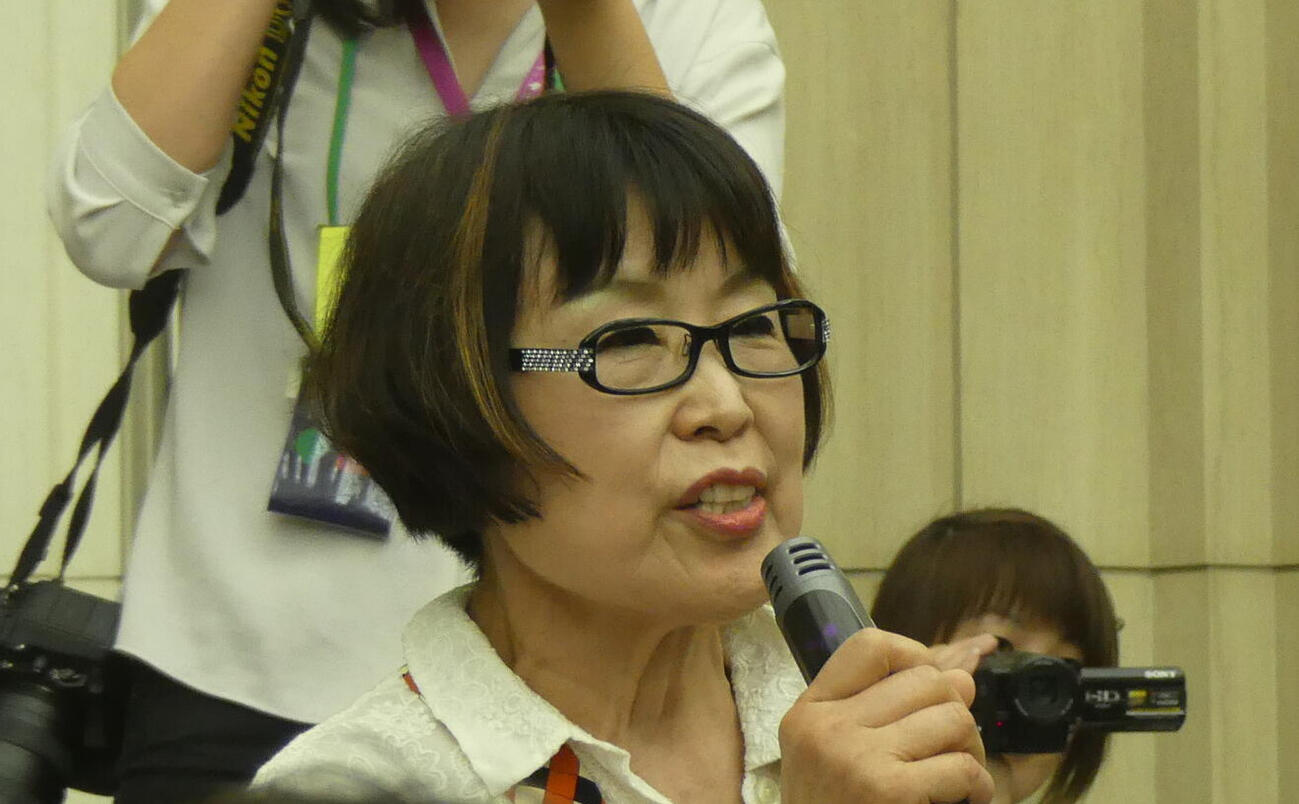 田嶋陽子氏（2016年8月撮影）