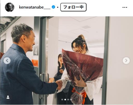 渡辺謙のインスタグラムから
