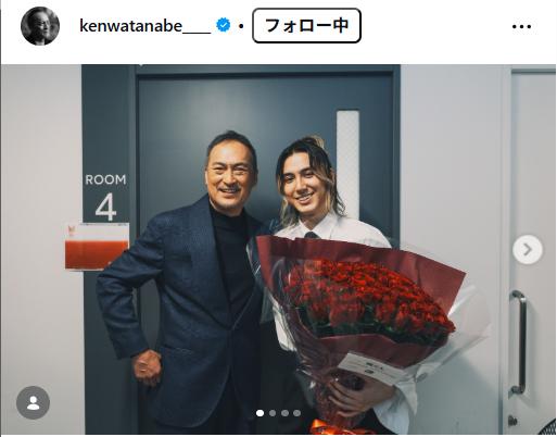 渡辺謙のインスタグラムから
