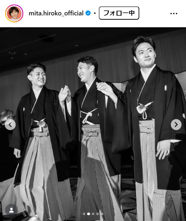 三田寛子のインスタグラムから