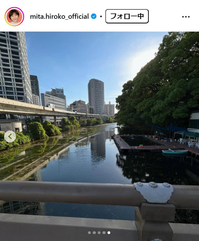 三田寛子のインスタグラムから