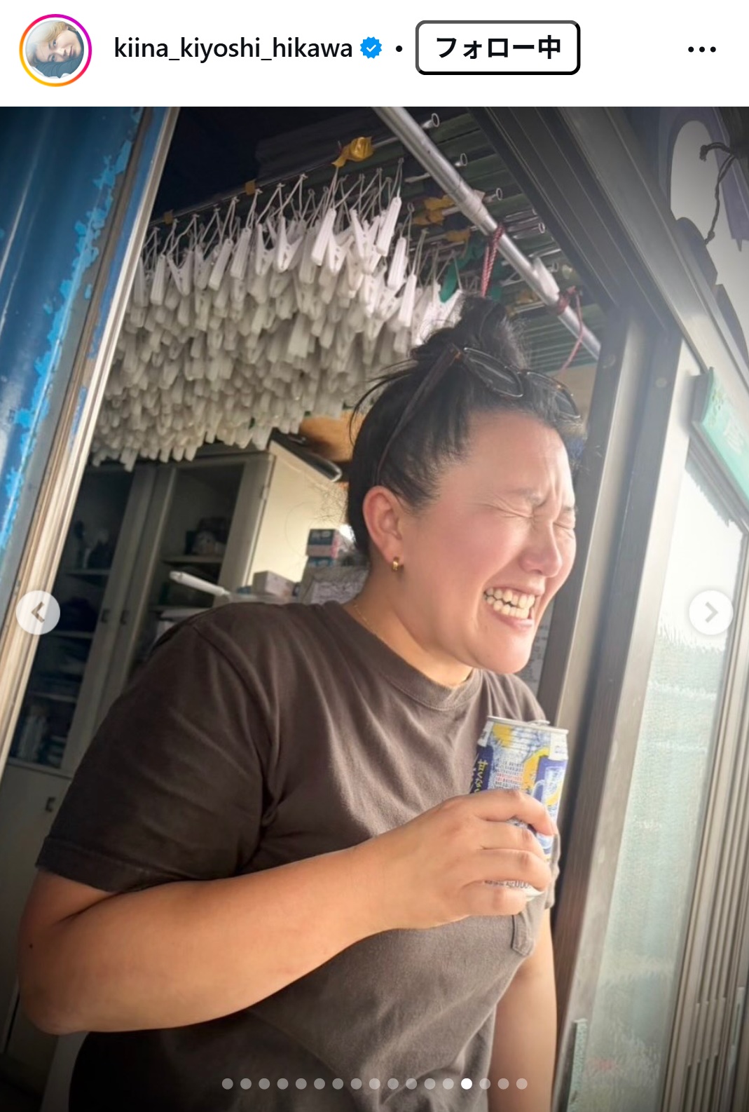 氷川きよしのインスタグラムから