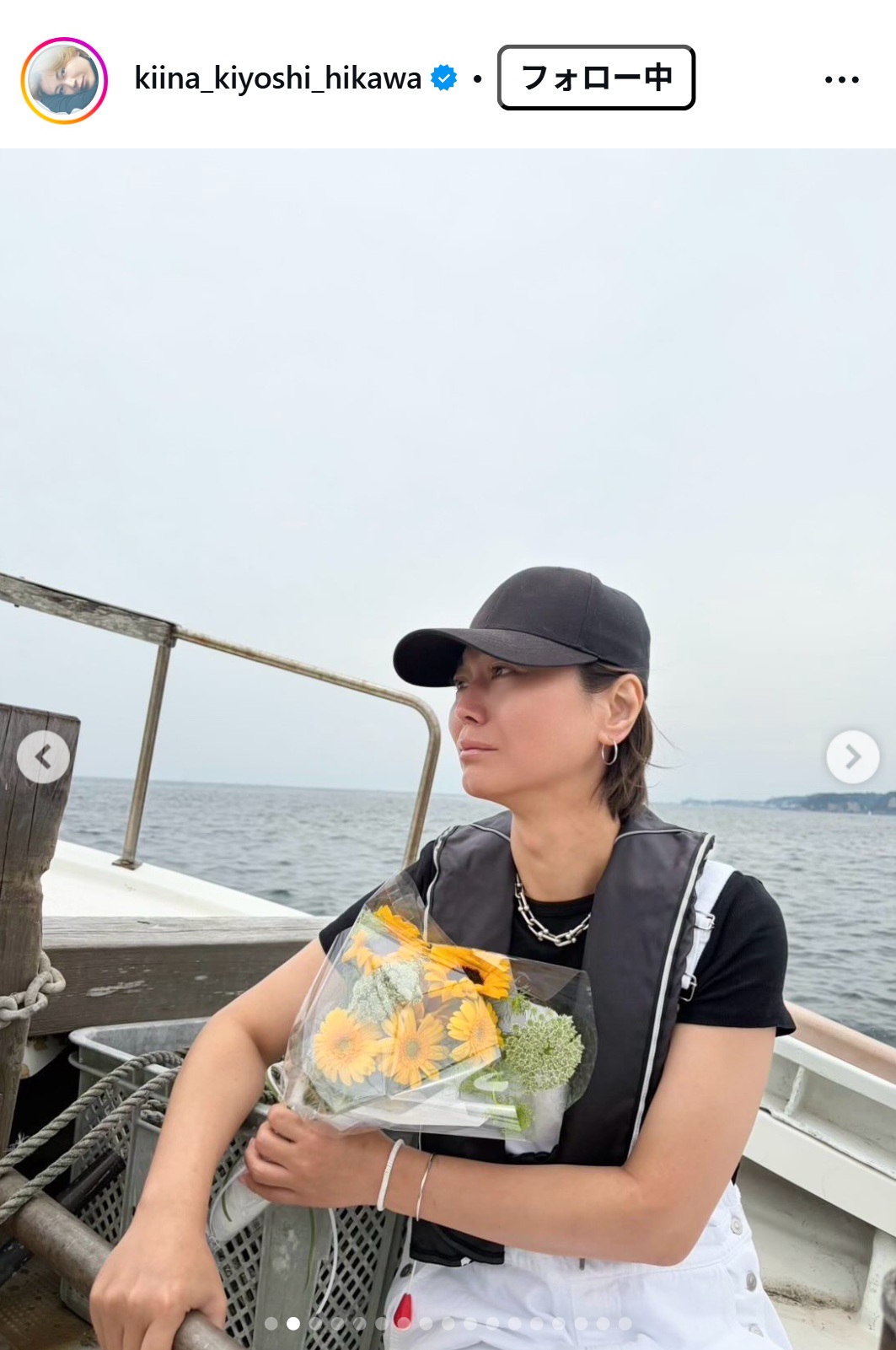 氷川きよしのインスタグラムから