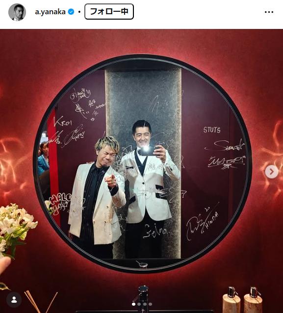 谷中敦のインスタグラムから