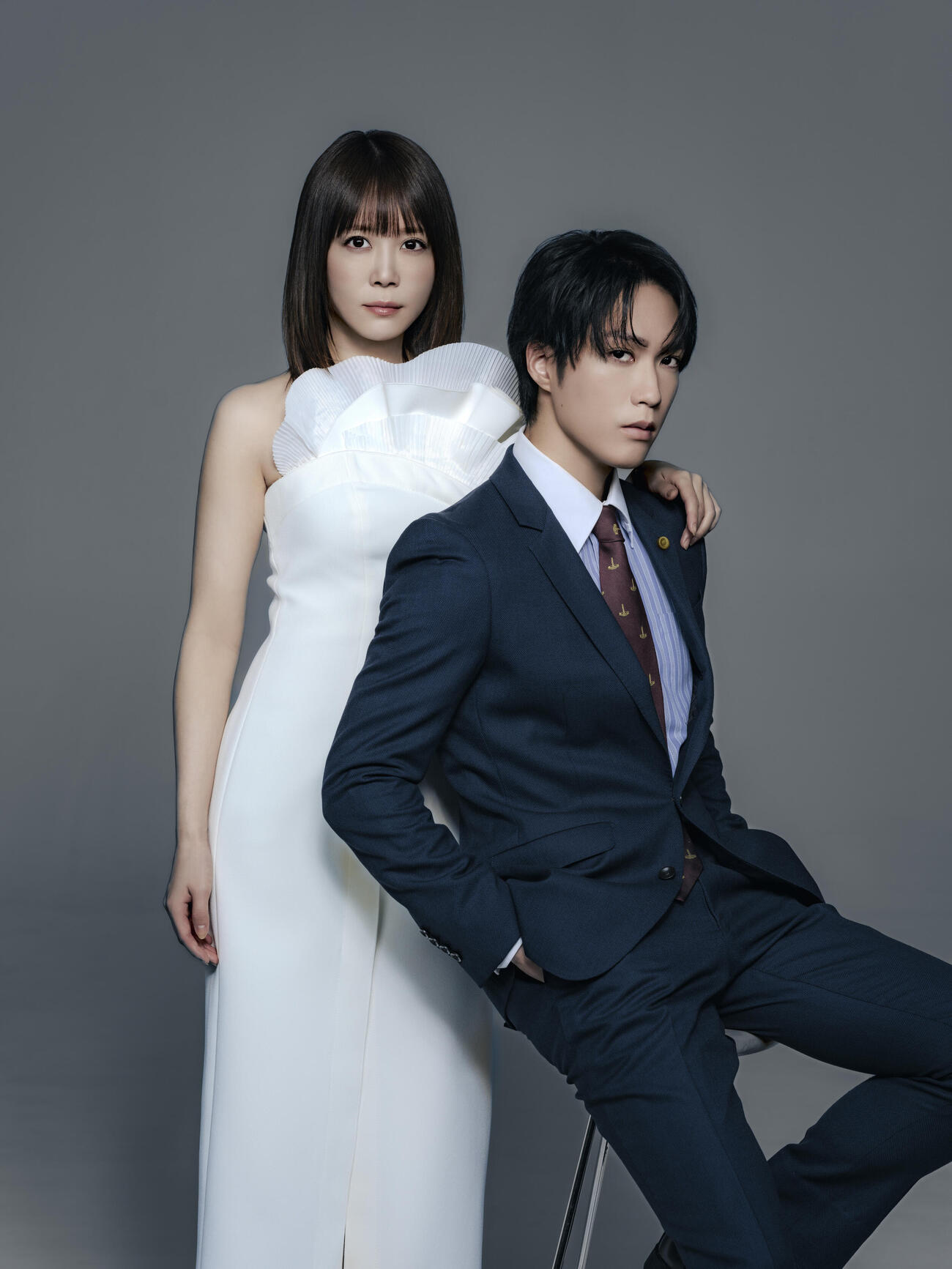 MBSドラマ特区「未婚詐欺　私の知らない彼の顔」にダブル主演する北乃きい（左）と藤原樹Ⓒ「未婚詐欺私の知らない彼の顔」製作委員会・MBS