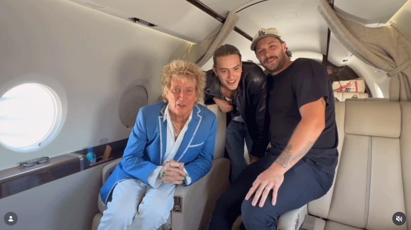 ロッド・スチュワートのインスタグラムから