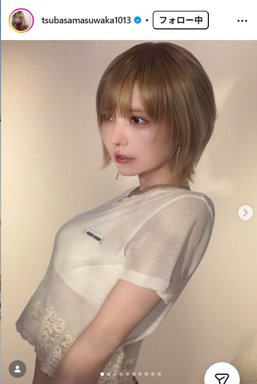 益若つばさのインスタグラムから