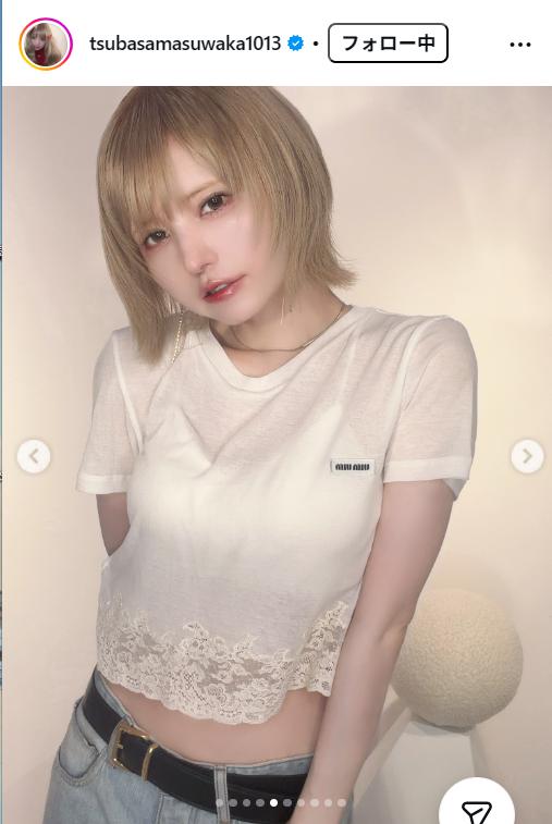 益若つばさのインスタグラムから