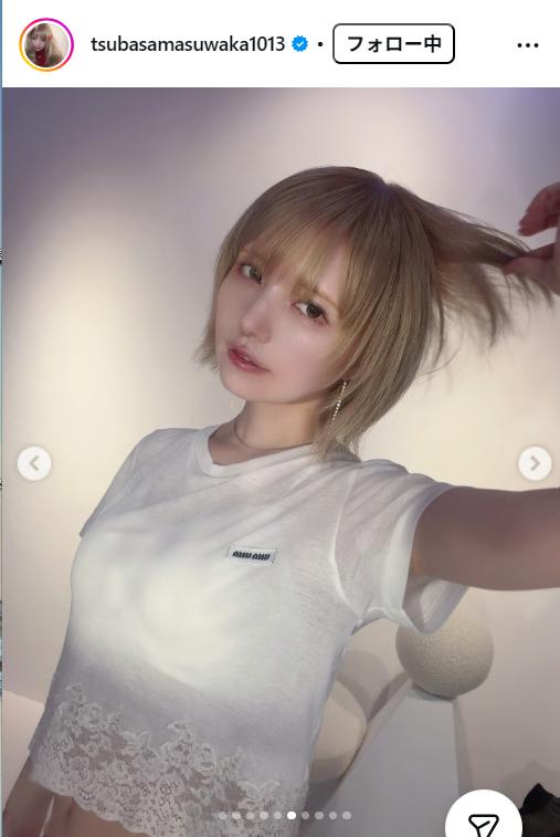 益若つばさのインスタグラムから