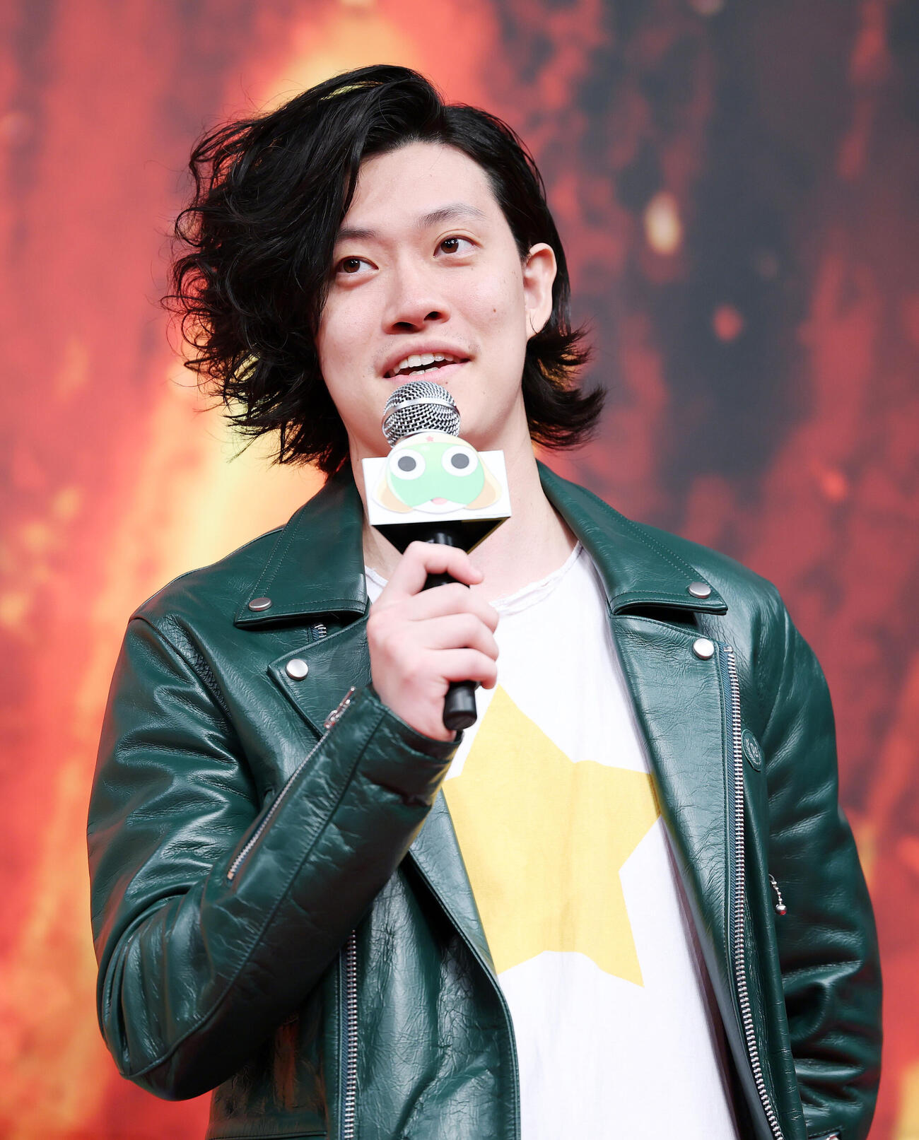 公開直前イベントに臨む粗品（撮影・鈴木正人）