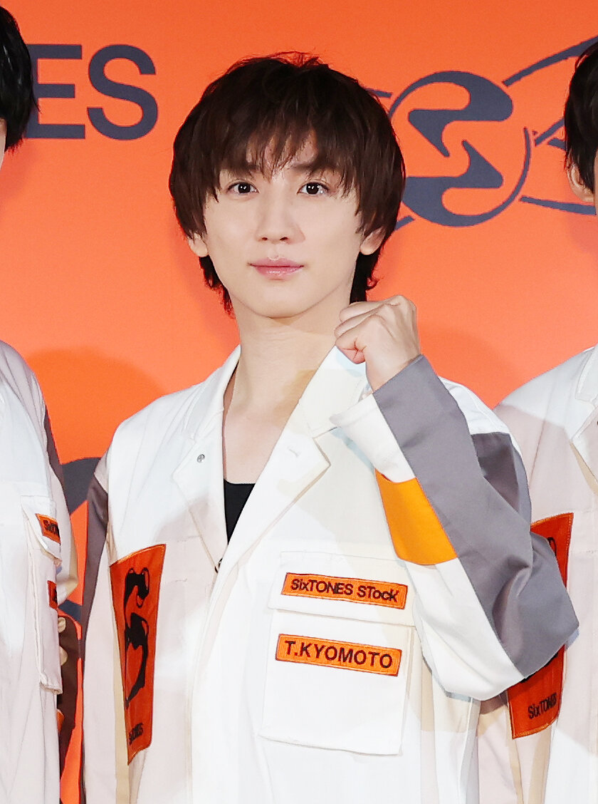 イベントに登壇したSixTONESの京本大我（撮影・鈴木正人）