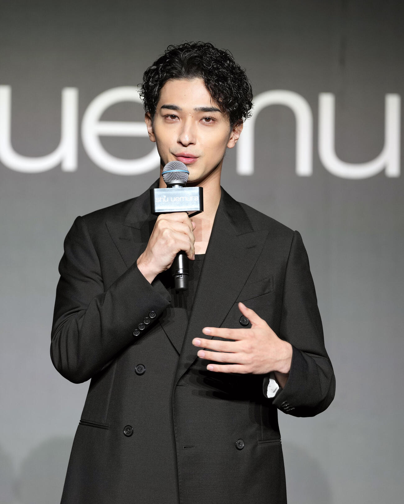 イベントに登壇しトークする横浜流星（撮影・小島史椰）