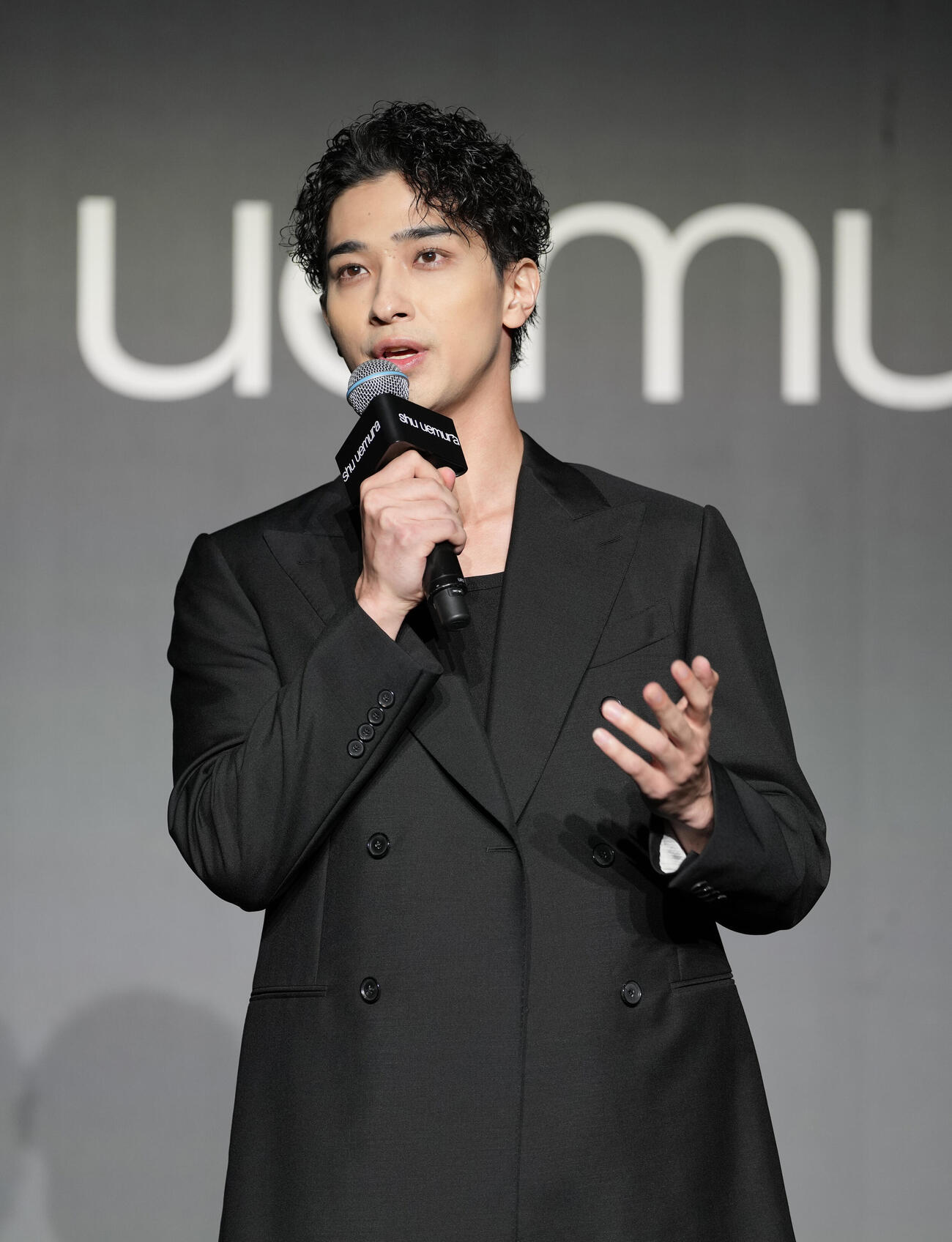 イベントに登壇しトークする横浜流星（撮影・小島史椰）
