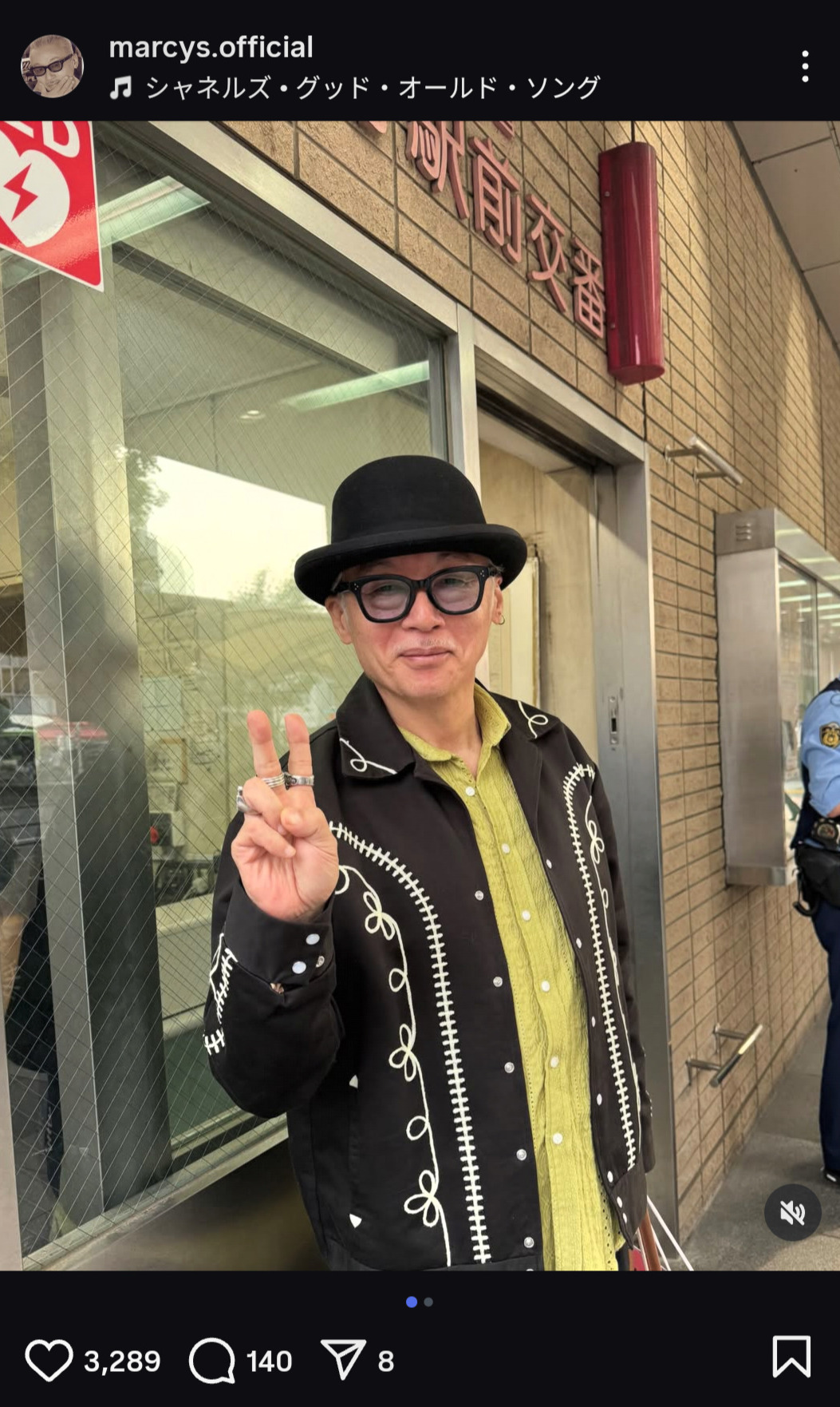 田代まさしのインスタグラムから