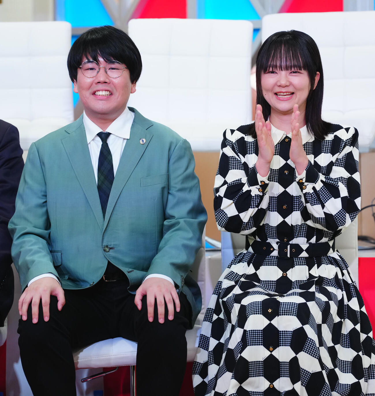 「ダブルインパクト2026」のファイナリストに選ばれた蛙亭の中野周平（左）とイワクラ（2026年6月撮影）