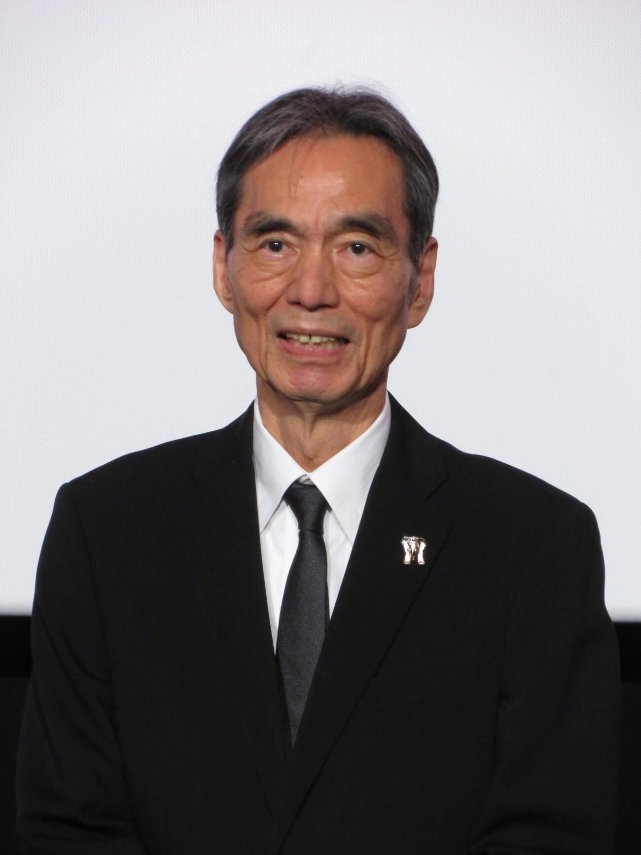 映画「急に具合が悪くなる」公開記念舞台あいさつに登壇した長塚京三（撮影・村上幸将）

