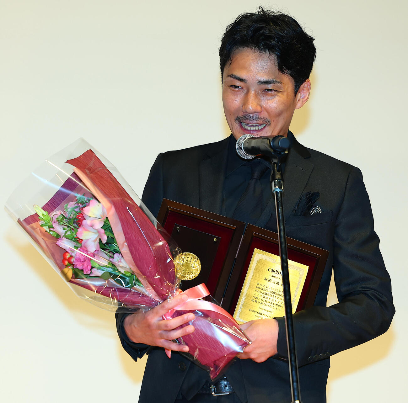 「桐島です」で主演男優賞を受賞した毎熊克哉（撮影・野上伸悟）