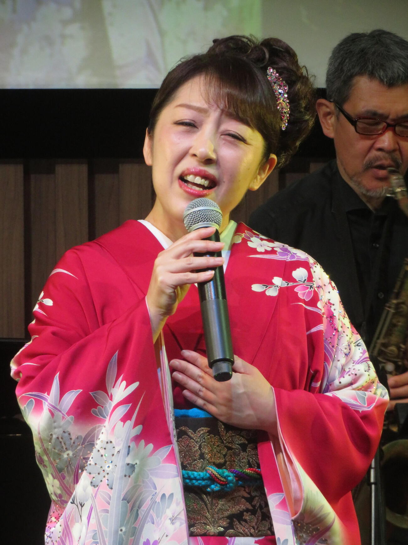 デビュー25周年記念となる新曲「三江線」発売記念イベントを行った山口ひろみ