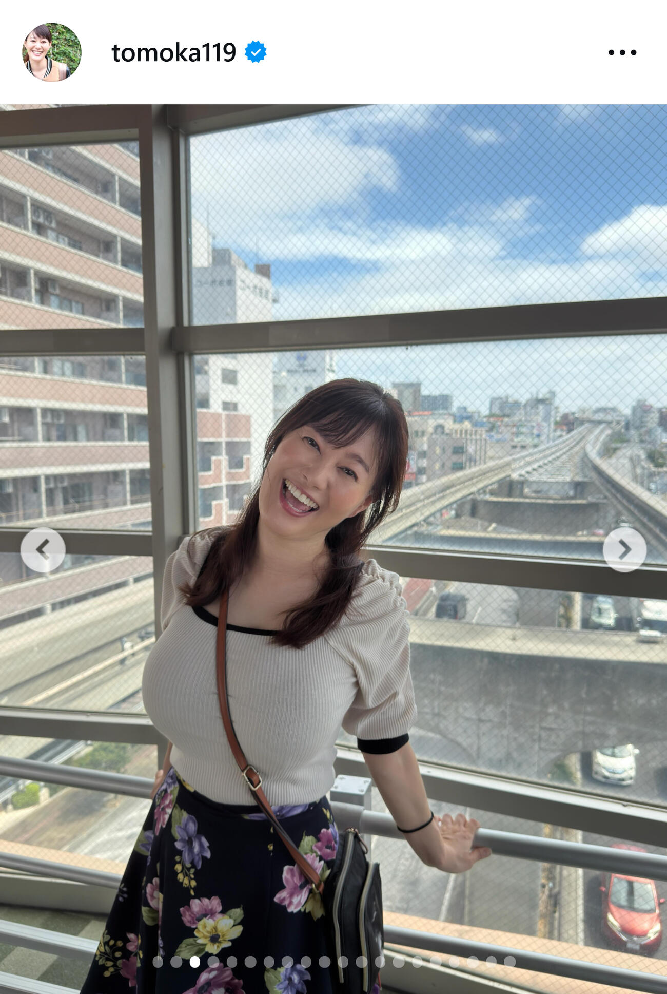 ラジオ沖縄竹中知華アナのインスタグラムから