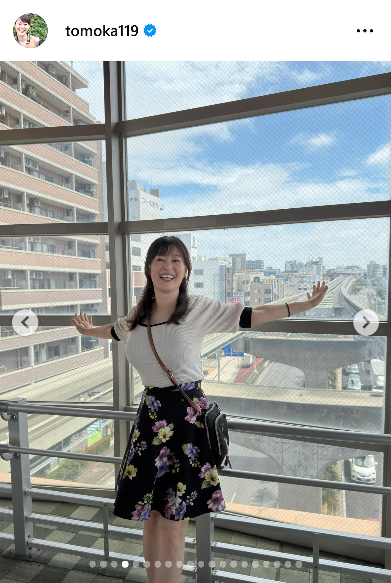 ラジオ沖縄竹中知華アナのインスタグラムから