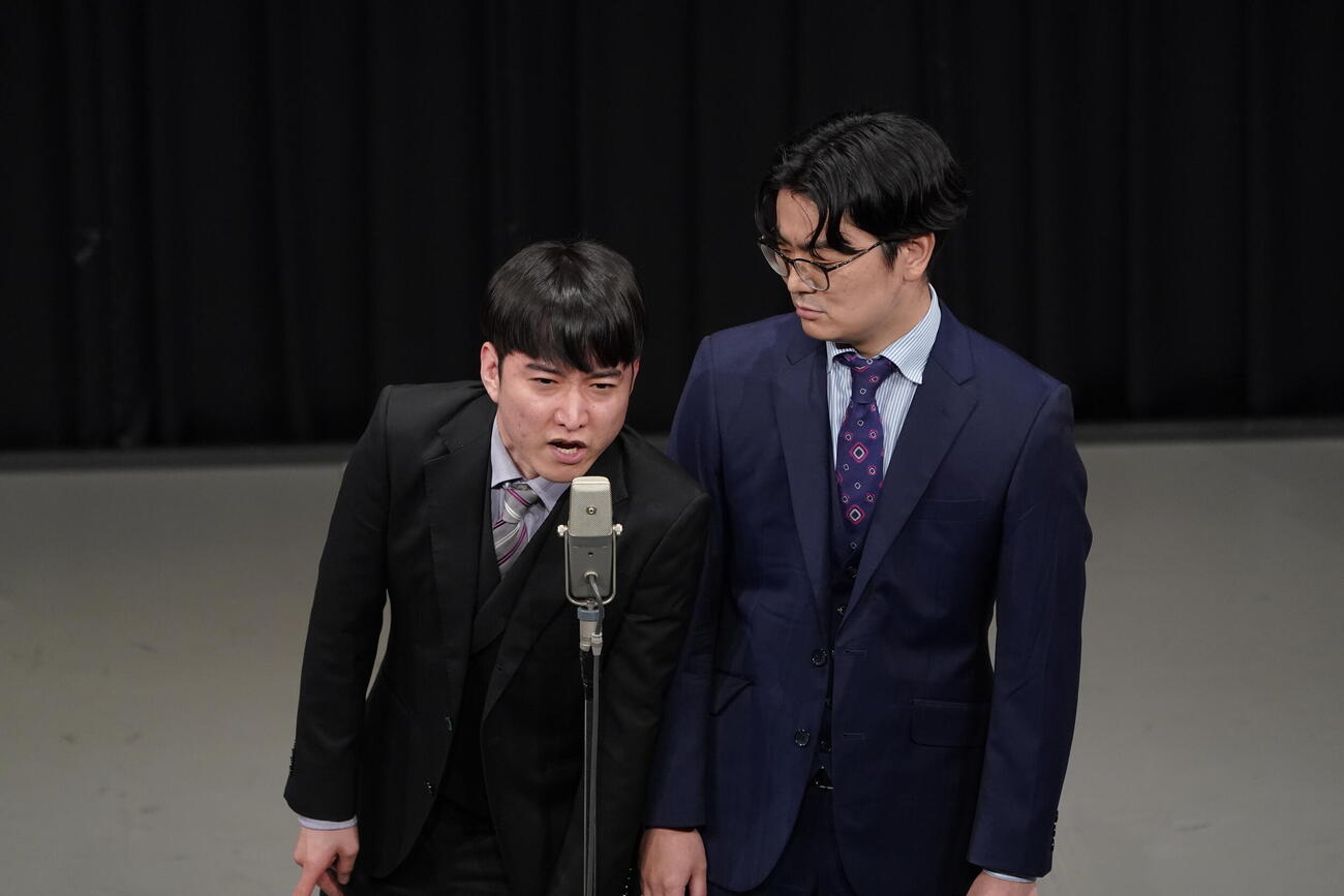 よしもと粗品劇場の初回公演に出演しためぞん（C）吉本興業