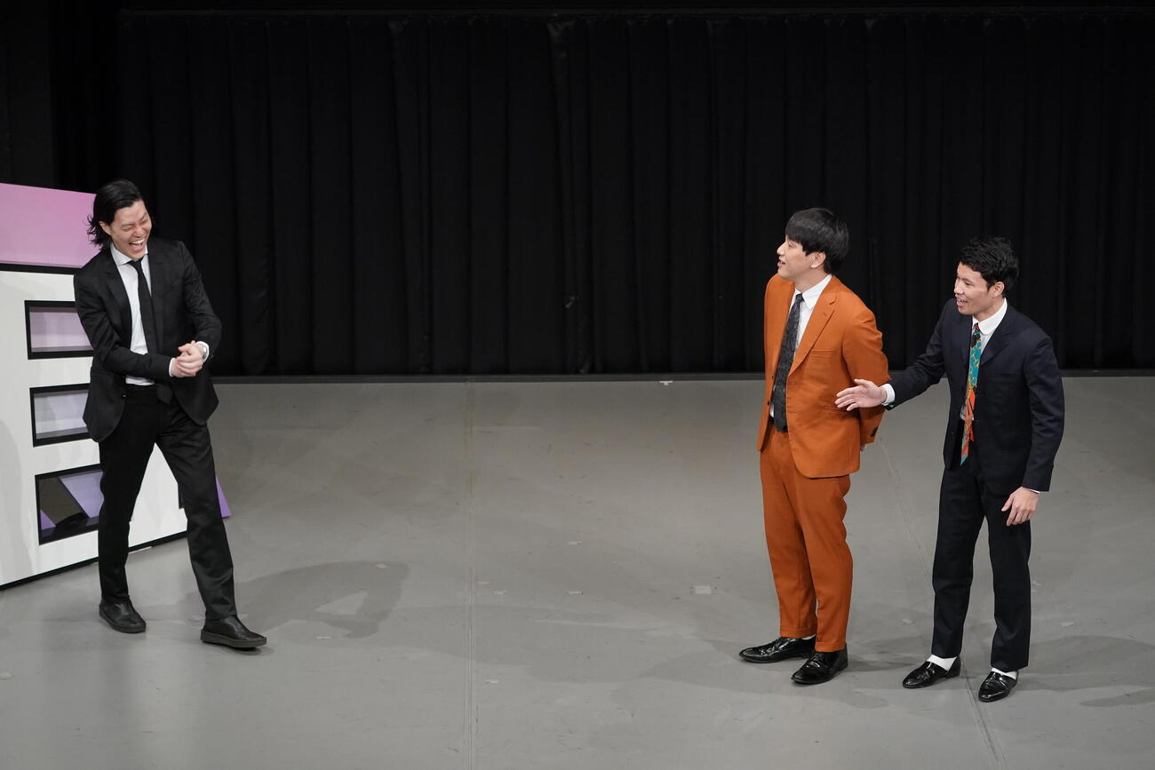 よしもと粗品劇場の初回公演に出演した三遊間（C）吉本興業