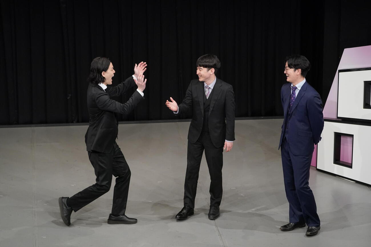 よしもと粗品劇場の初回公演に出演しためぞん（C）吉本興業