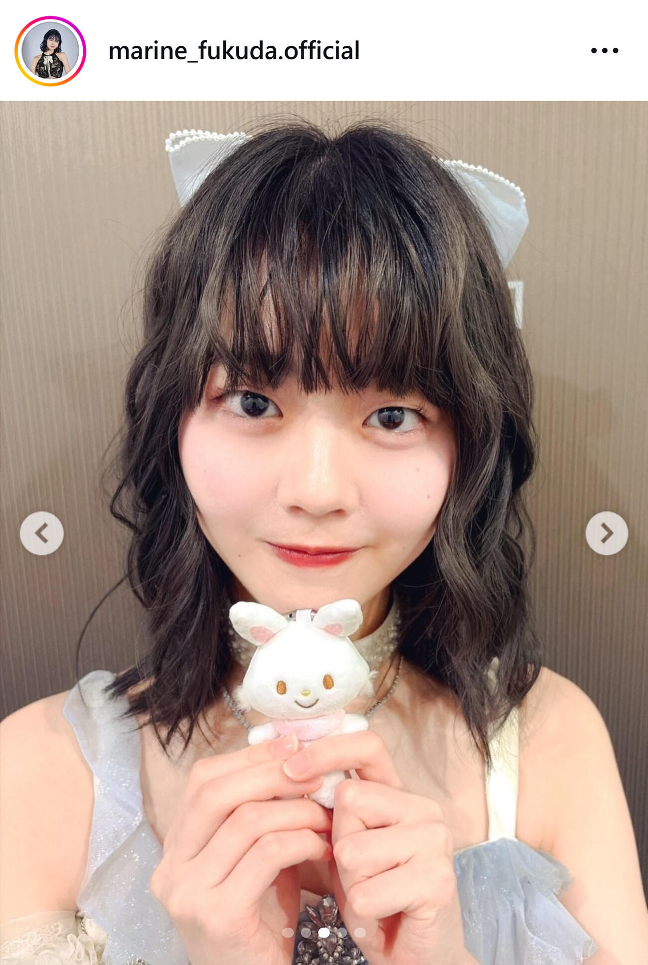 福田真琳のインスタグラムから