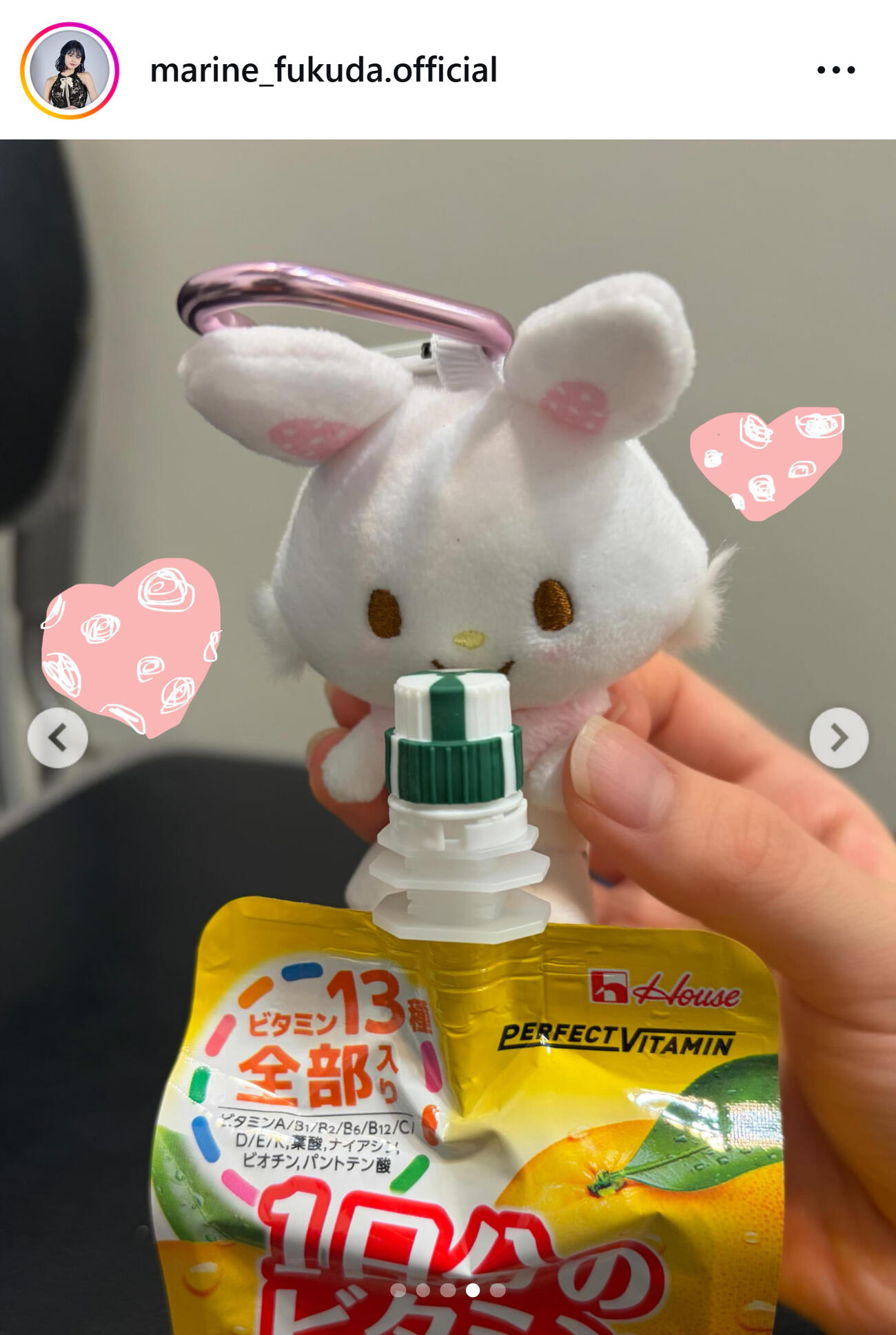 福田真琳のインスタグラムから